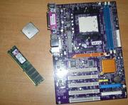 Мат. плату NFORCE3-A939 + процессор AMD 3200 + ОЗУ 512 DDR (срочно)